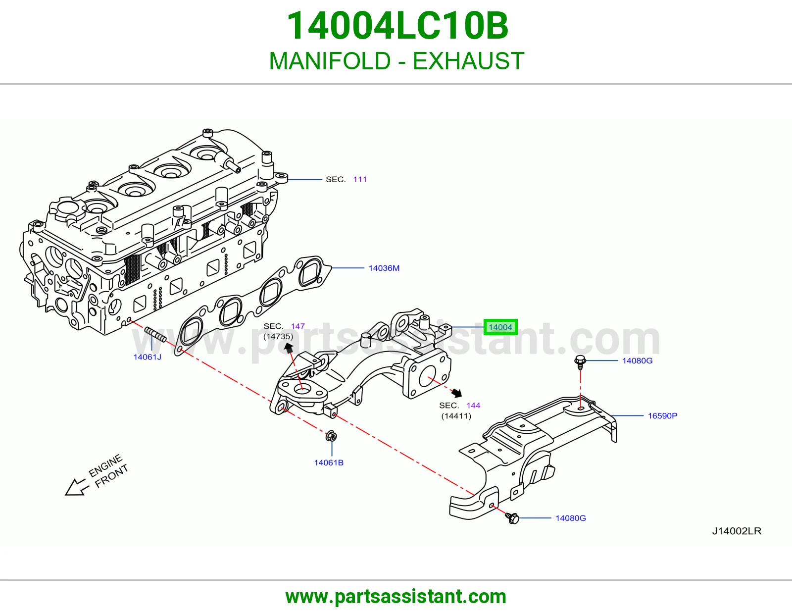 قزوز مكينه 14004LC10B