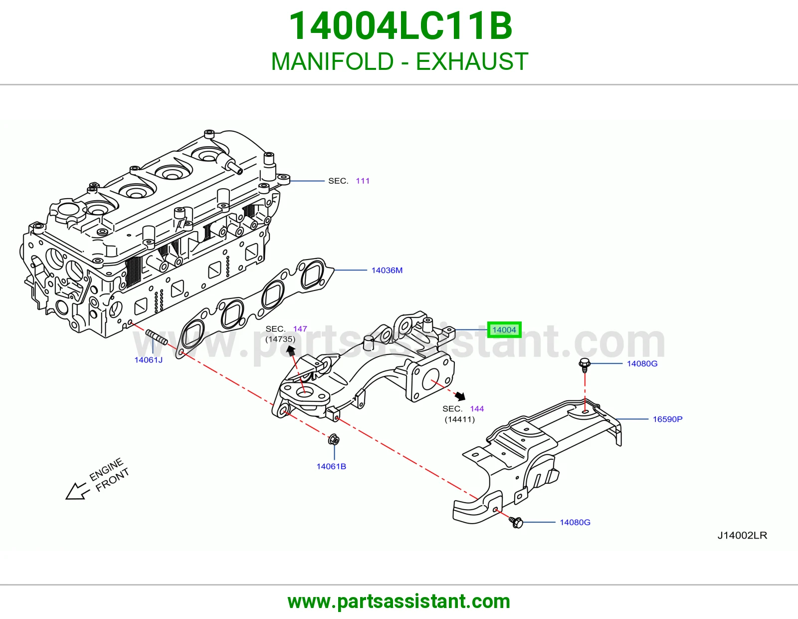 قزوز مكينه 14004LC11B