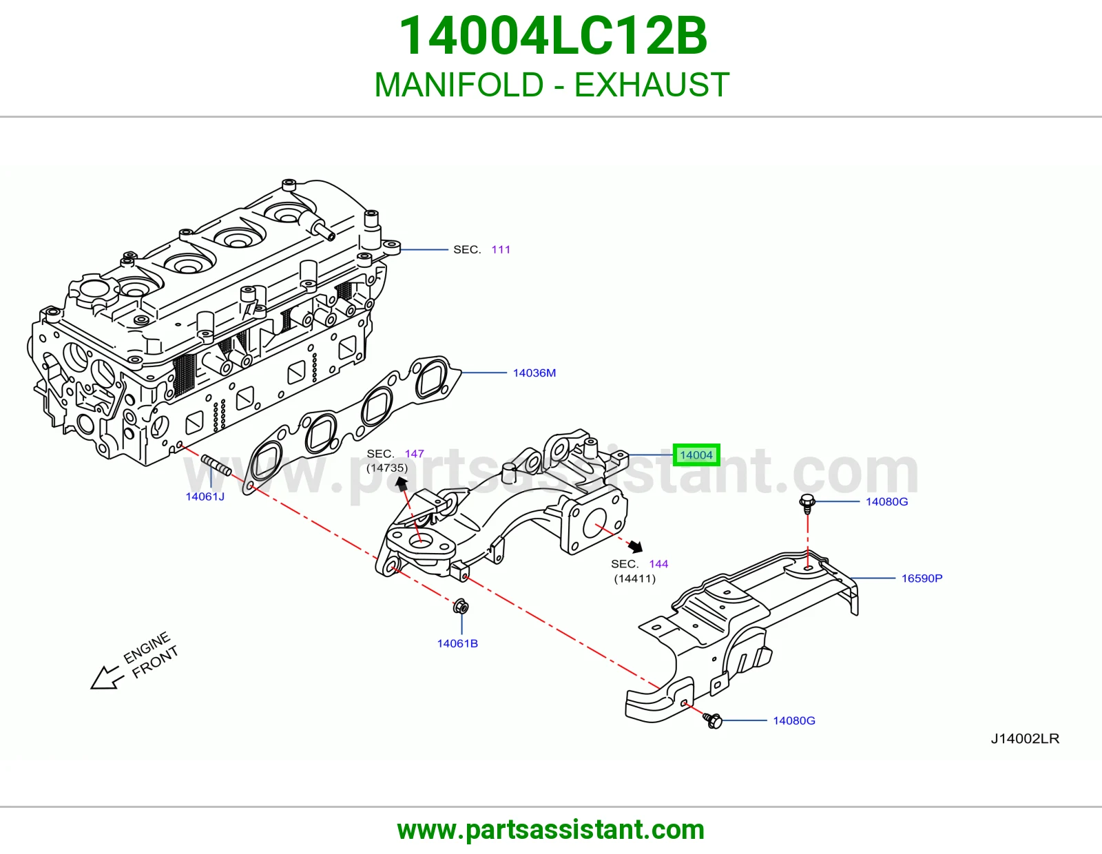 قزوز مكينه 14004LC12B
