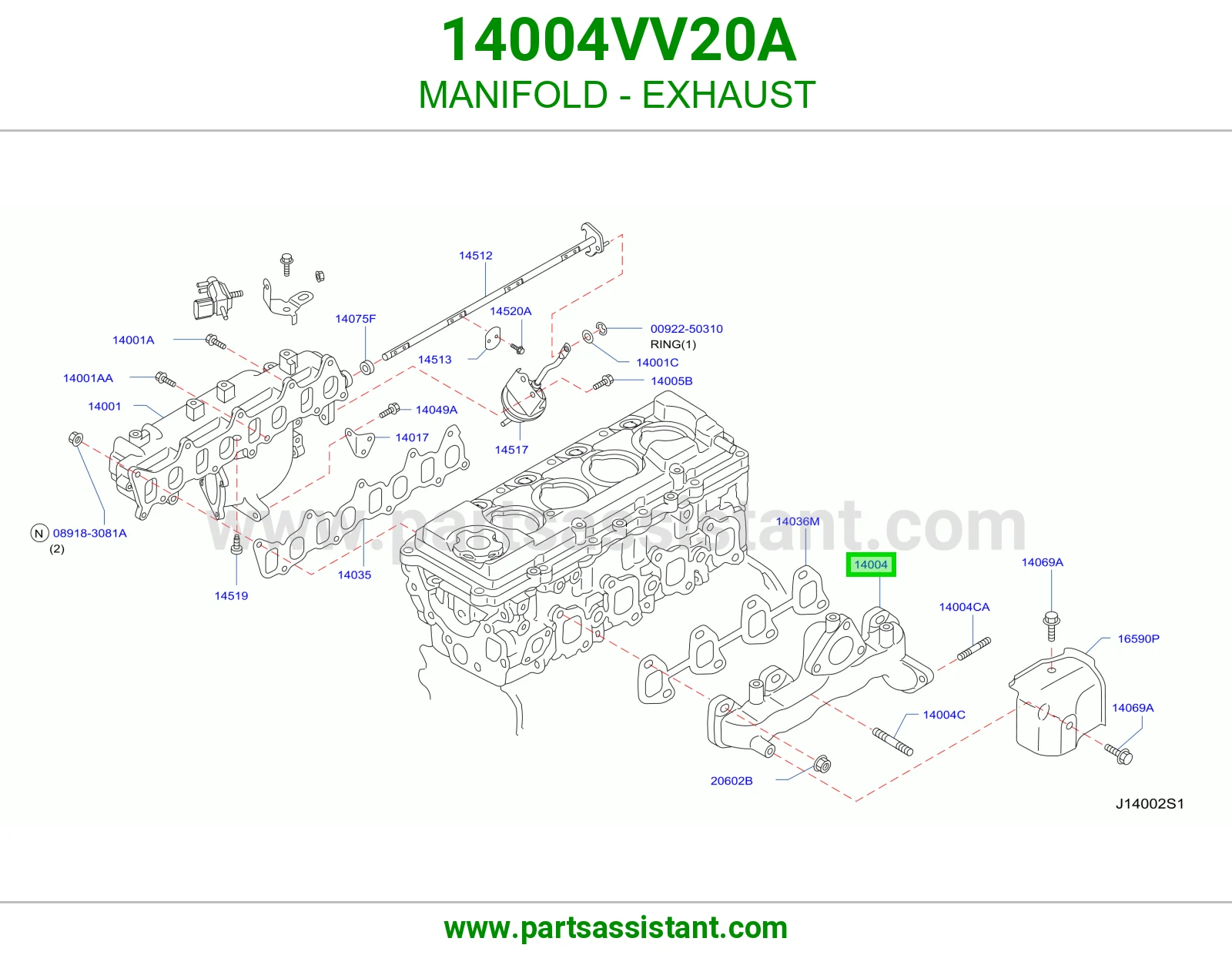 قزوز مكينه 14004VV20A