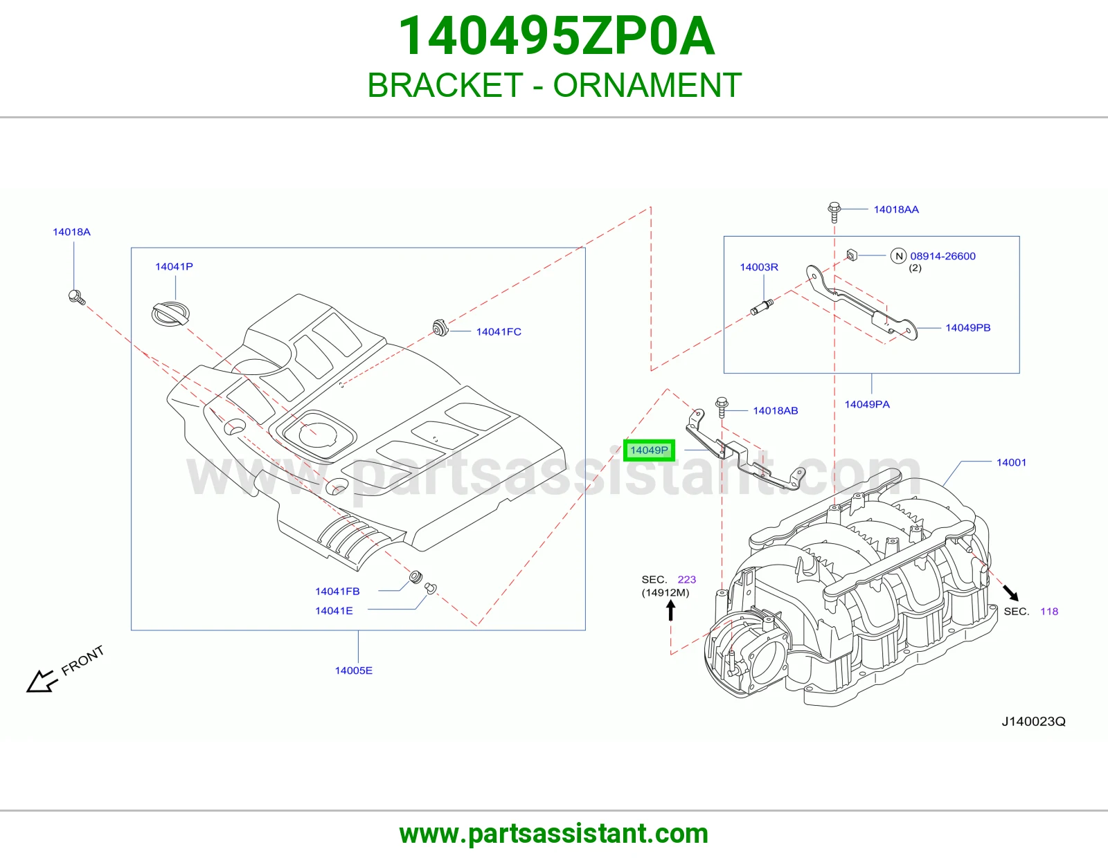 قاعدة علامة 140495ZP0A