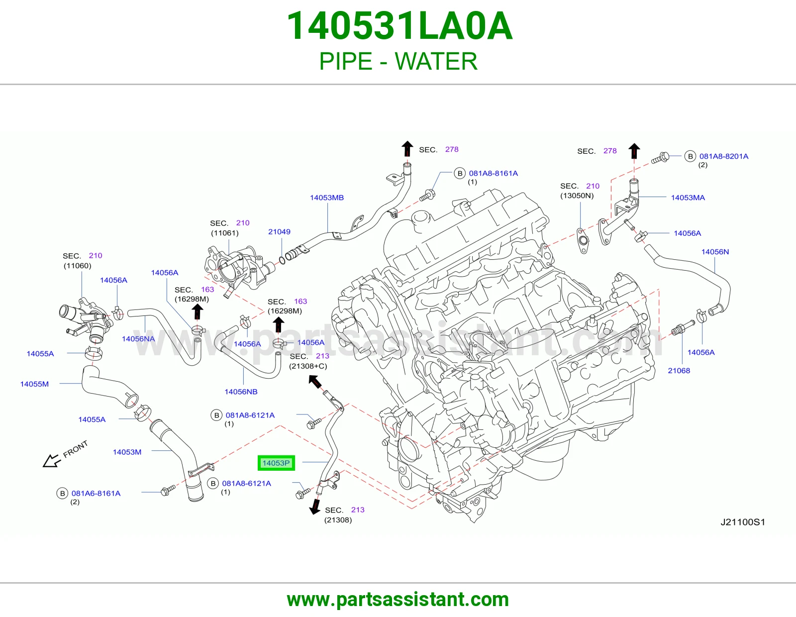 PIPE - WATER 140531LA0A