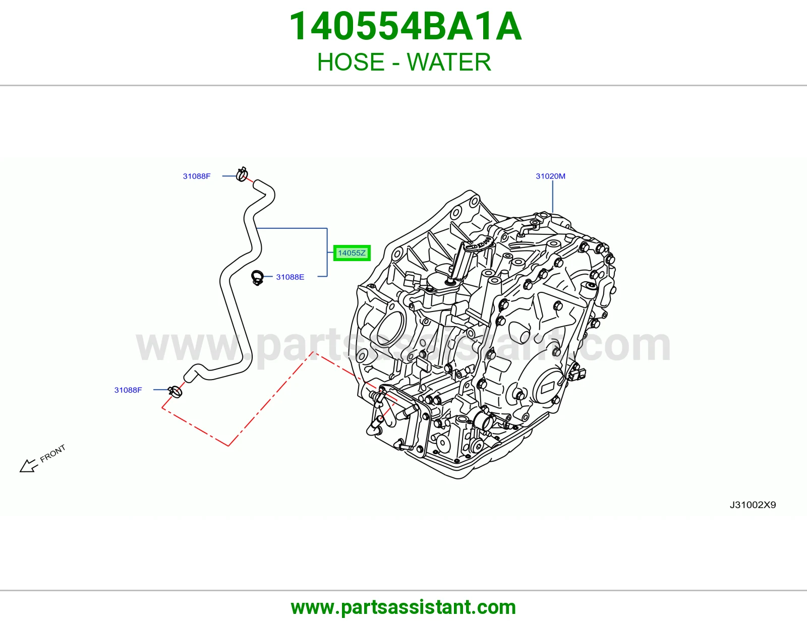خرطوش لي ماء مكينه 140554BA1A