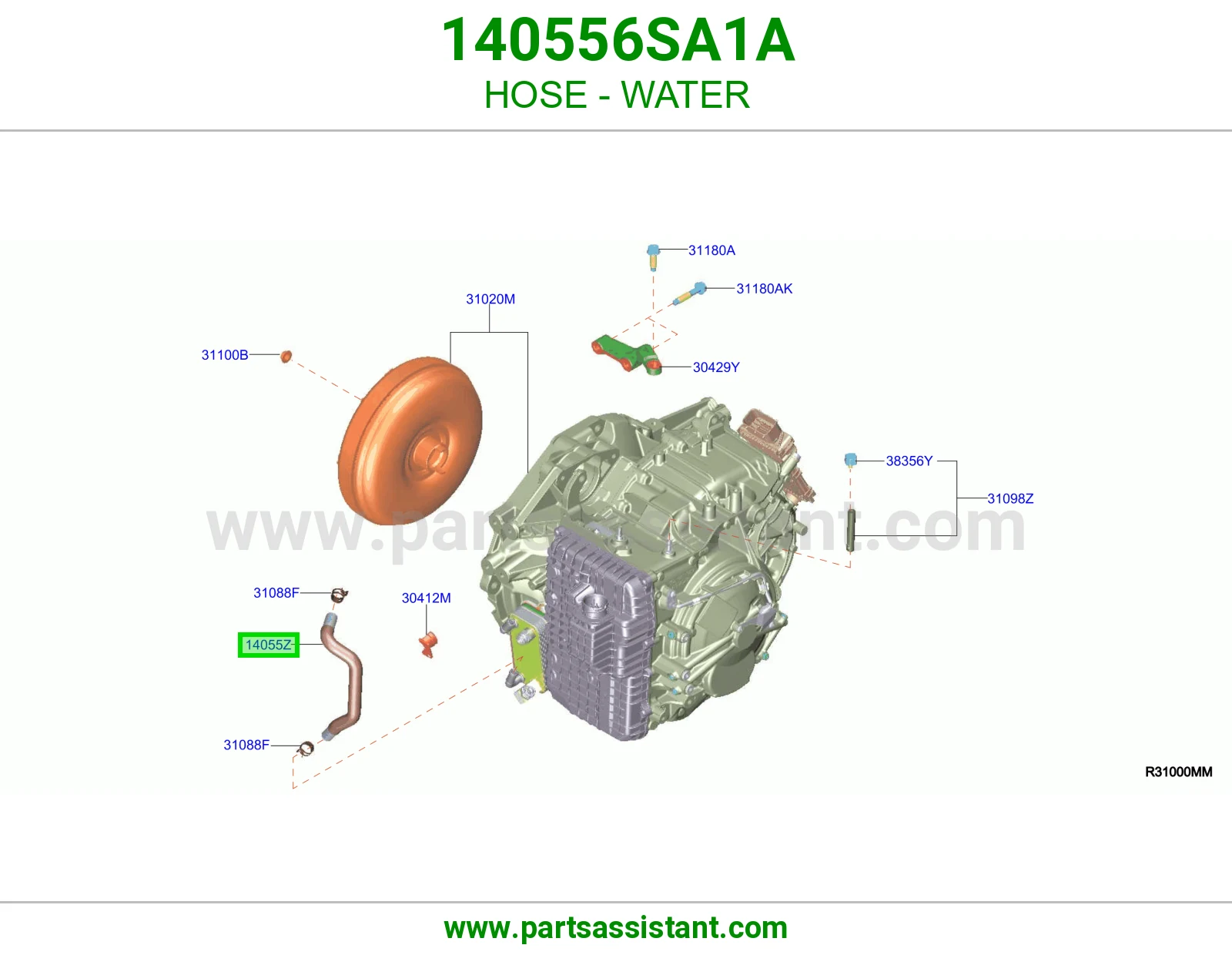 خرطوش لي ماء مكينه 140556SA1A