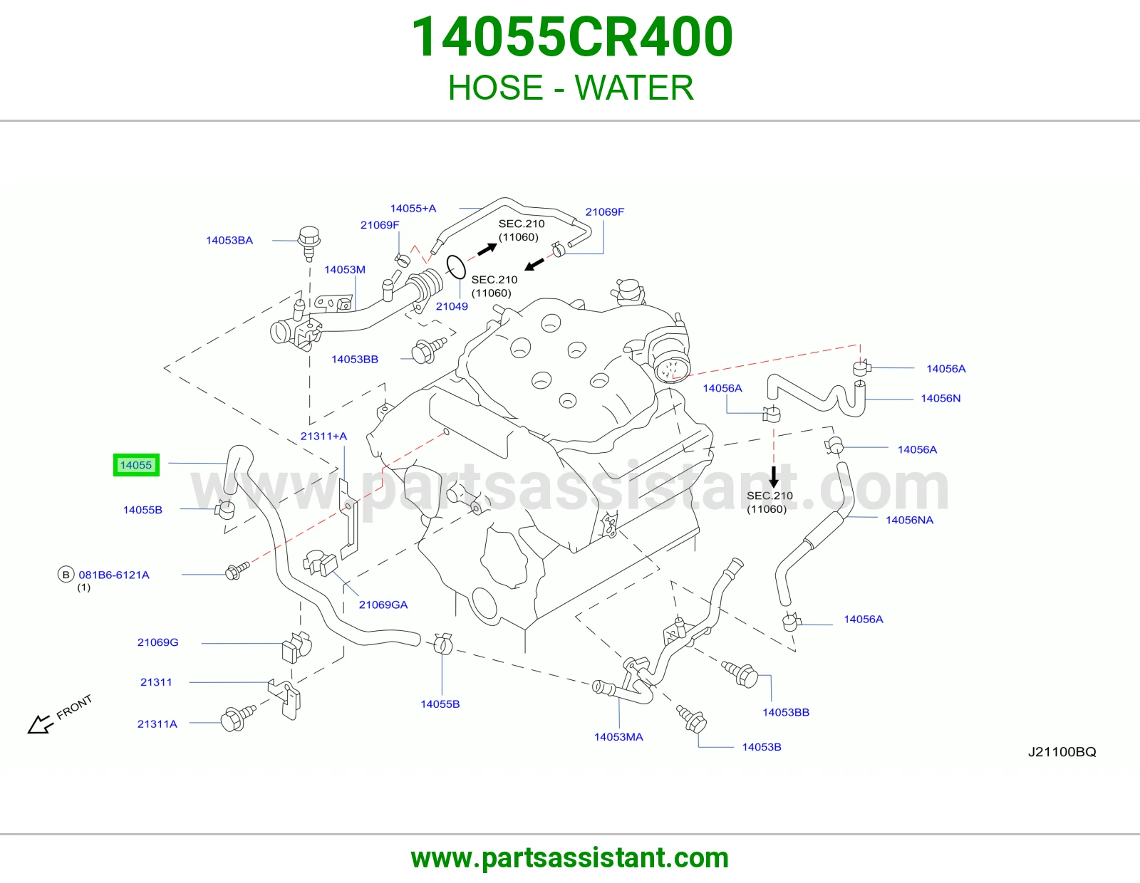 خرطوش لي ماء مكينه 14055CR400