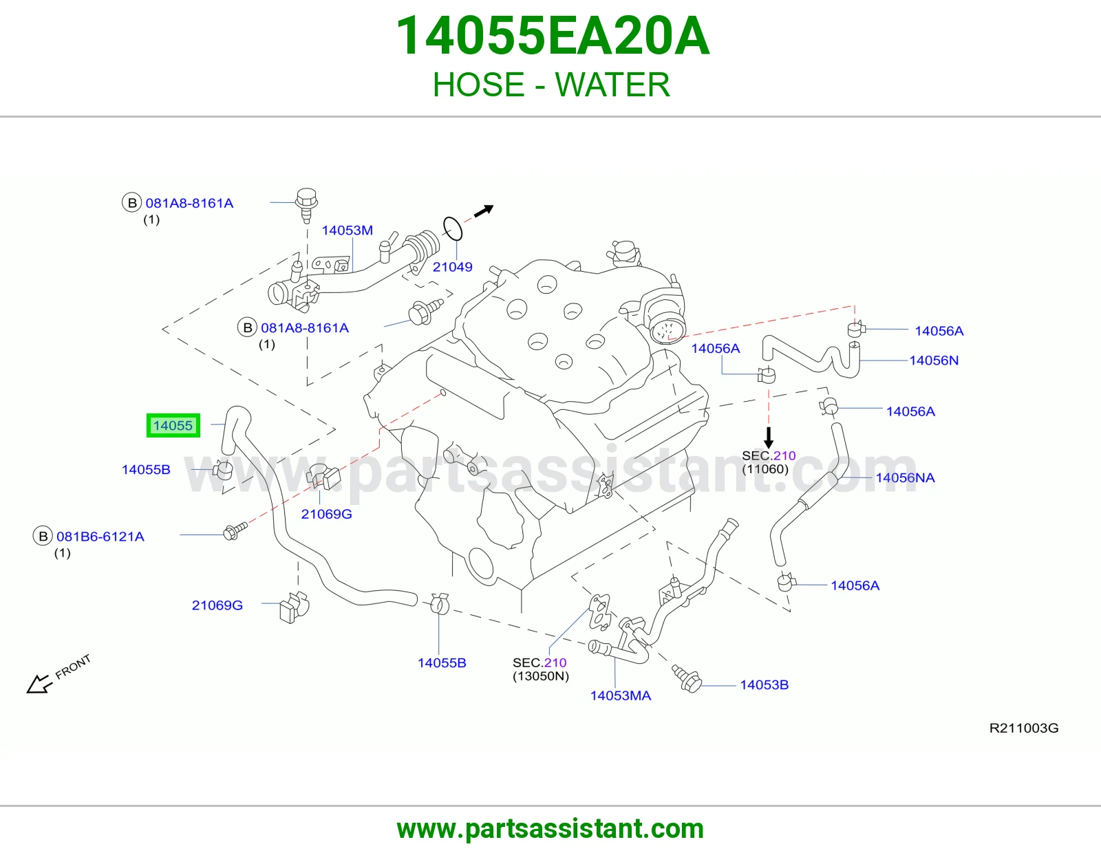 خرطوش لي ماء مكينه 14055EA20A