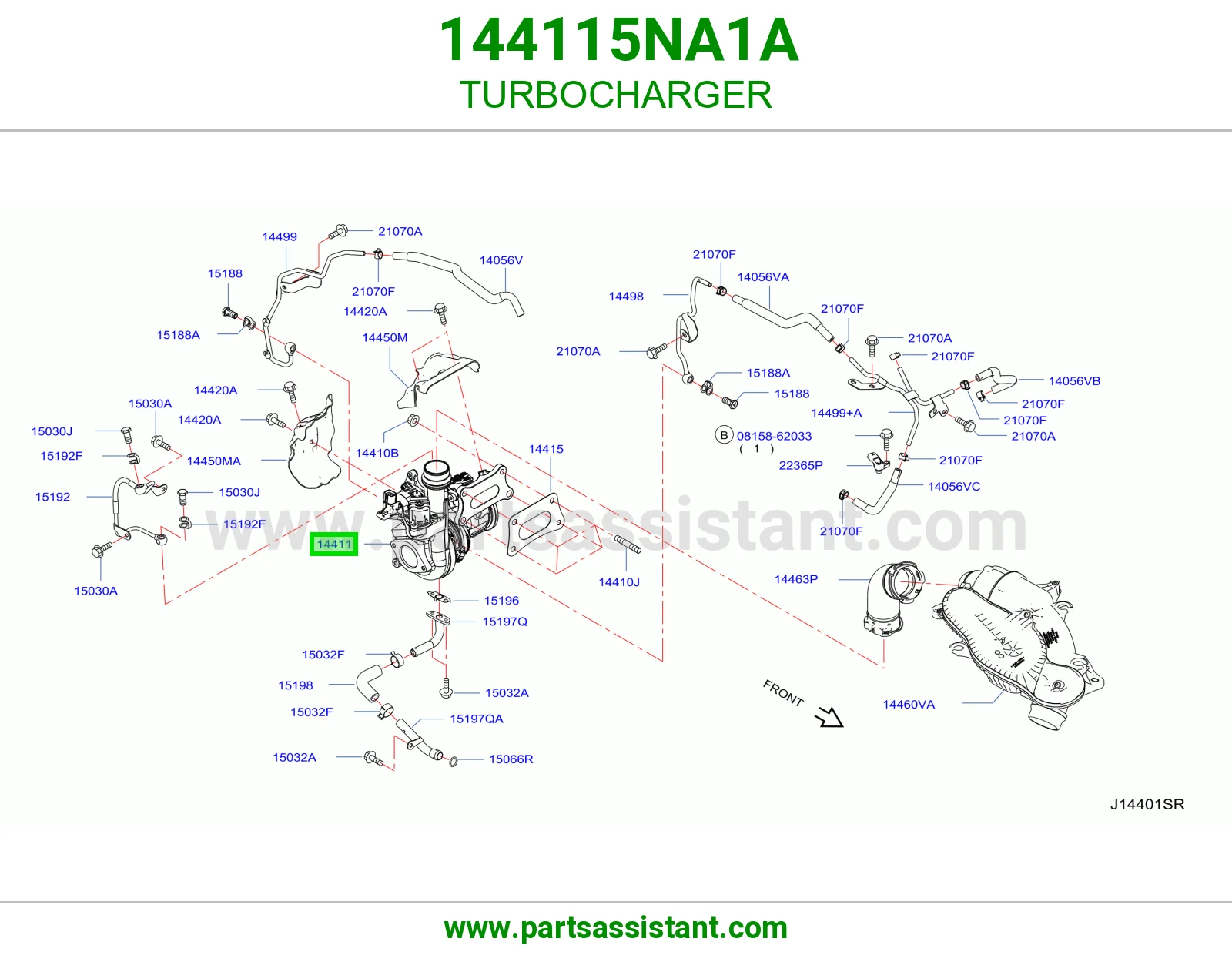 تيربو ديزل 144115NA1A