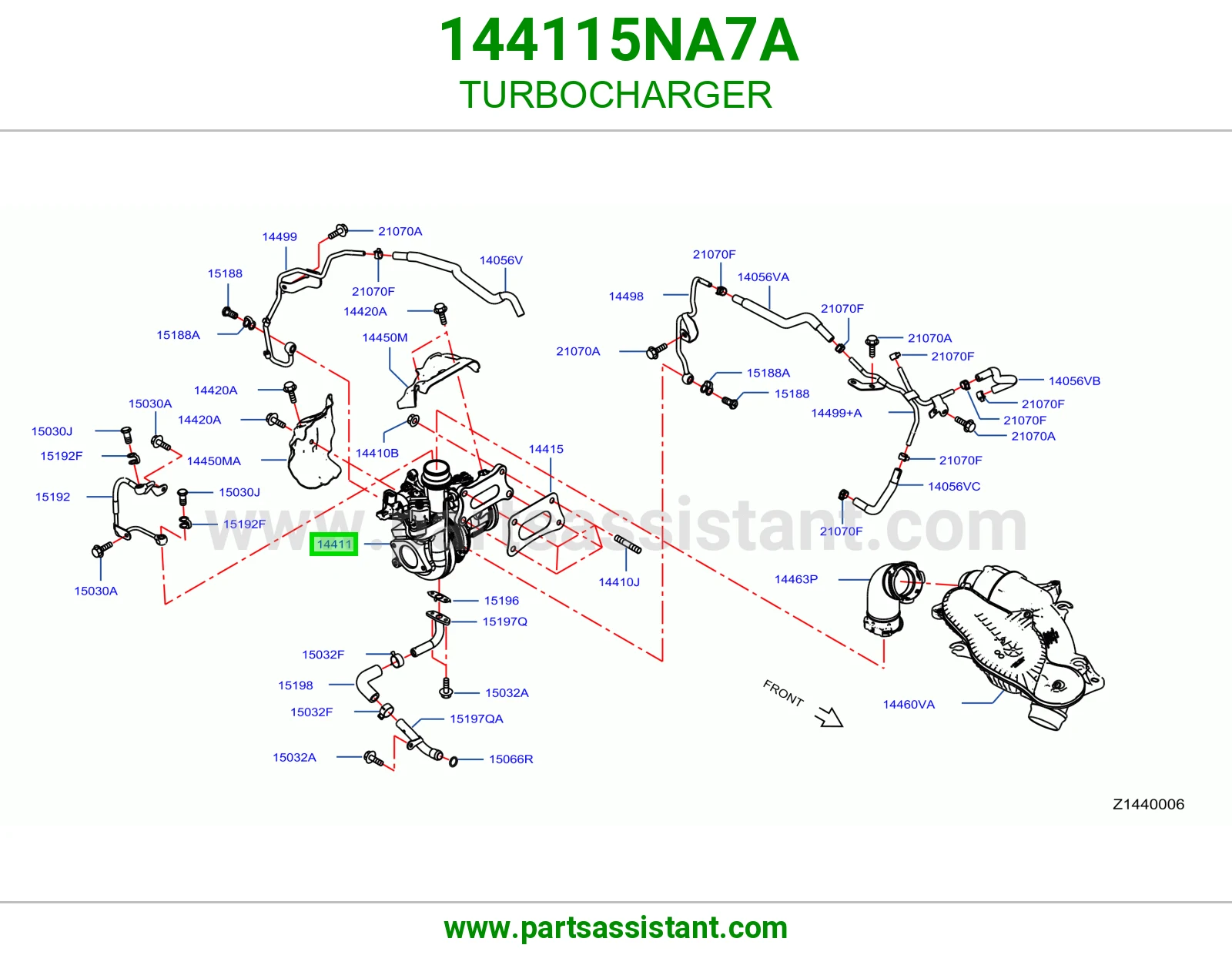 تيربو ديزل 144115NA7A