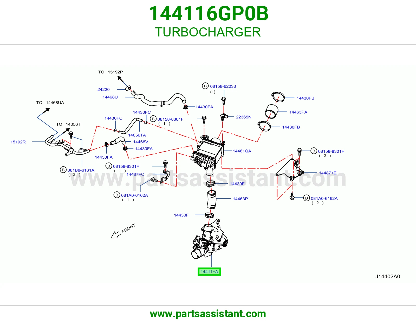 تيربو ديزل 144116GP0B