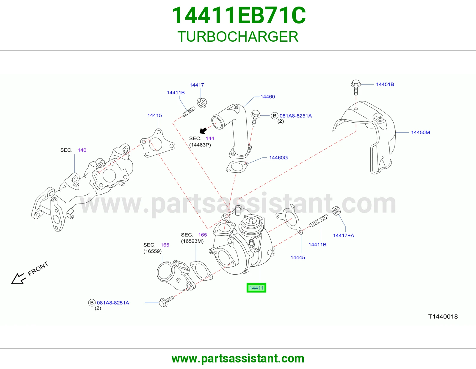 تيربو ديزل 14411EB71C