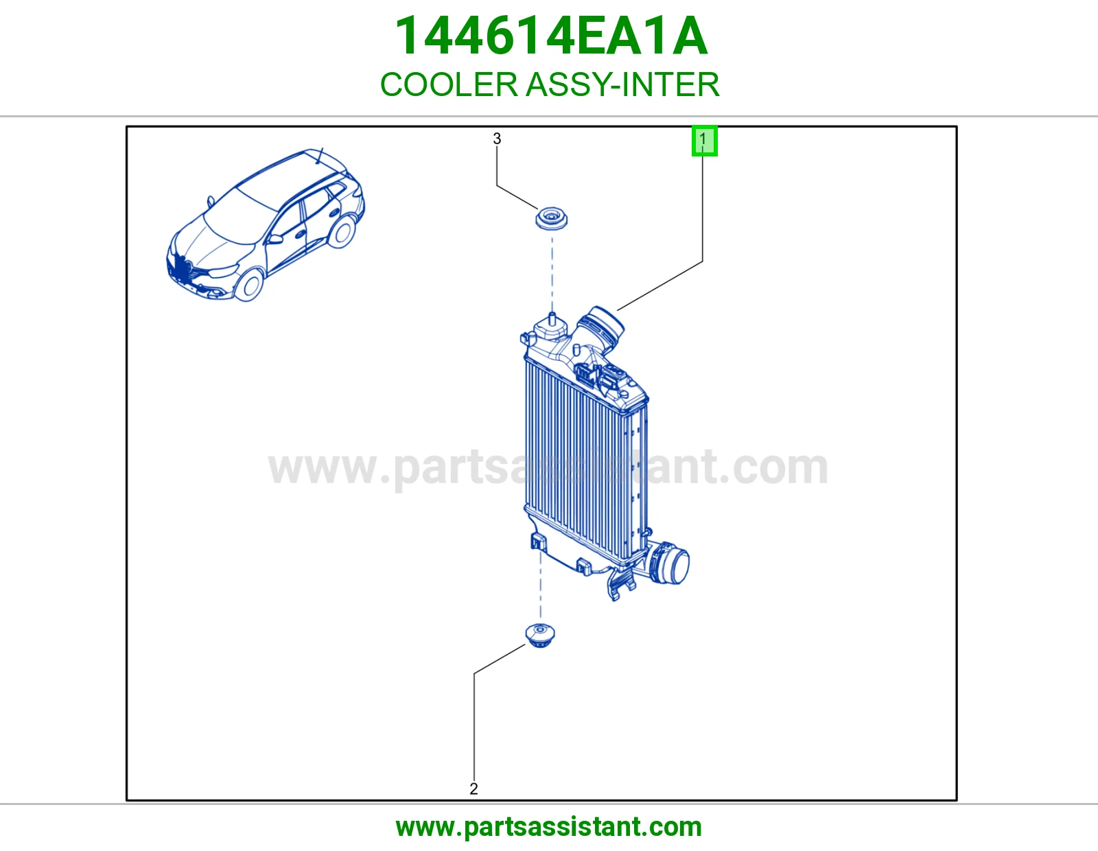 مبرد وسطي كامل 144614EA1A