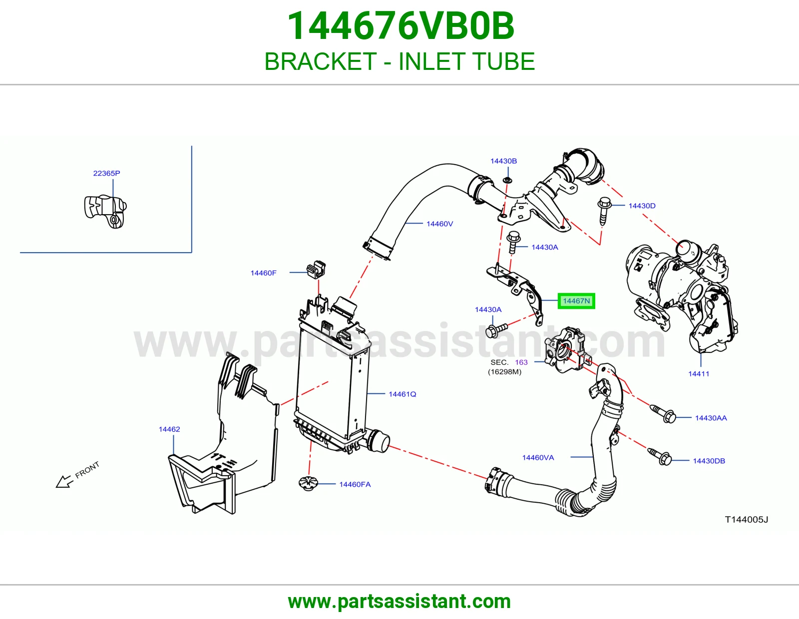 قاعدة ماسورة دخول 144676VB0B
