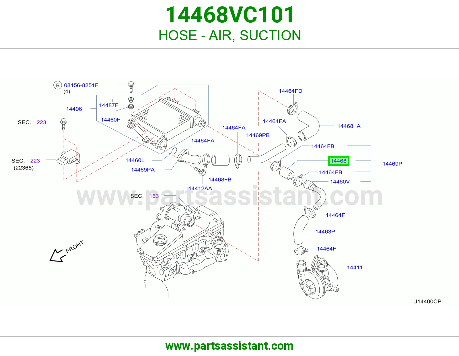 لي هواء سحب 14468VC101