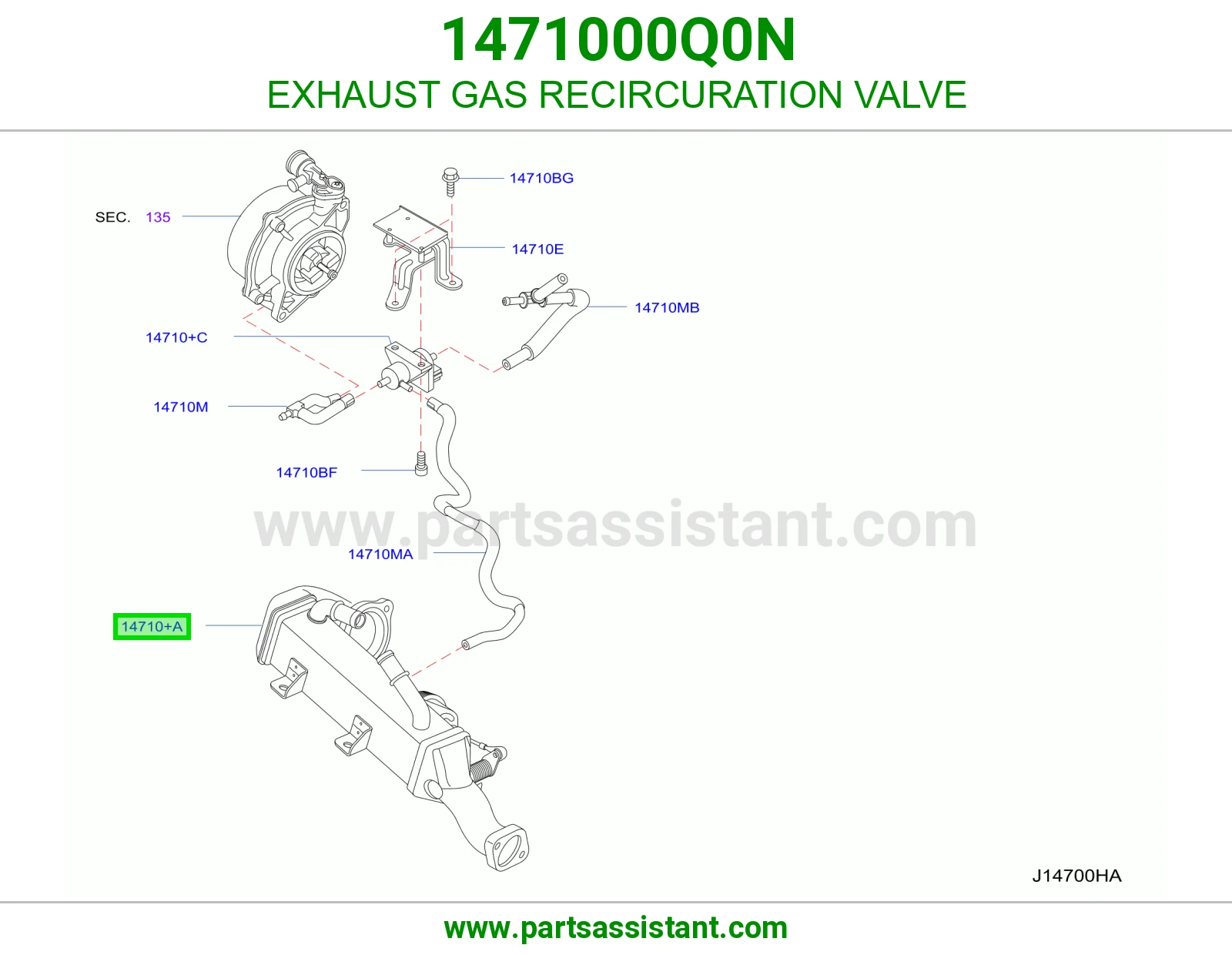 بلف EGR 1471000Q0N
