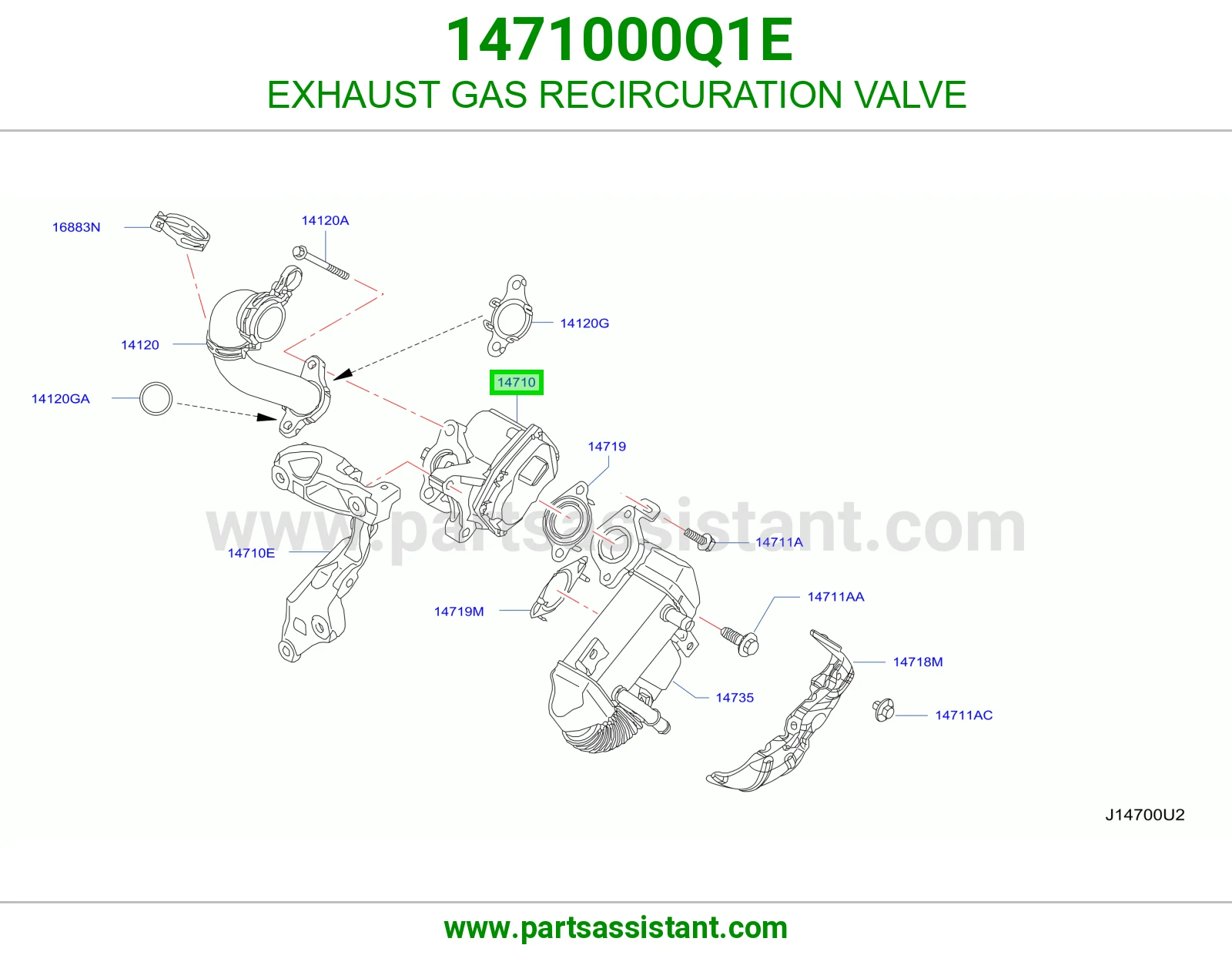 حساس شكمان 1471000Q1E