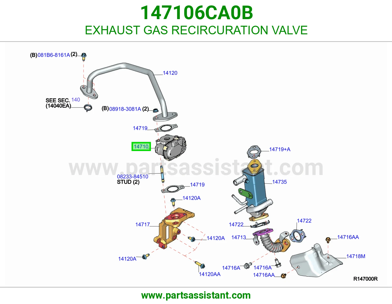 حساس شكمان 147106CA0B