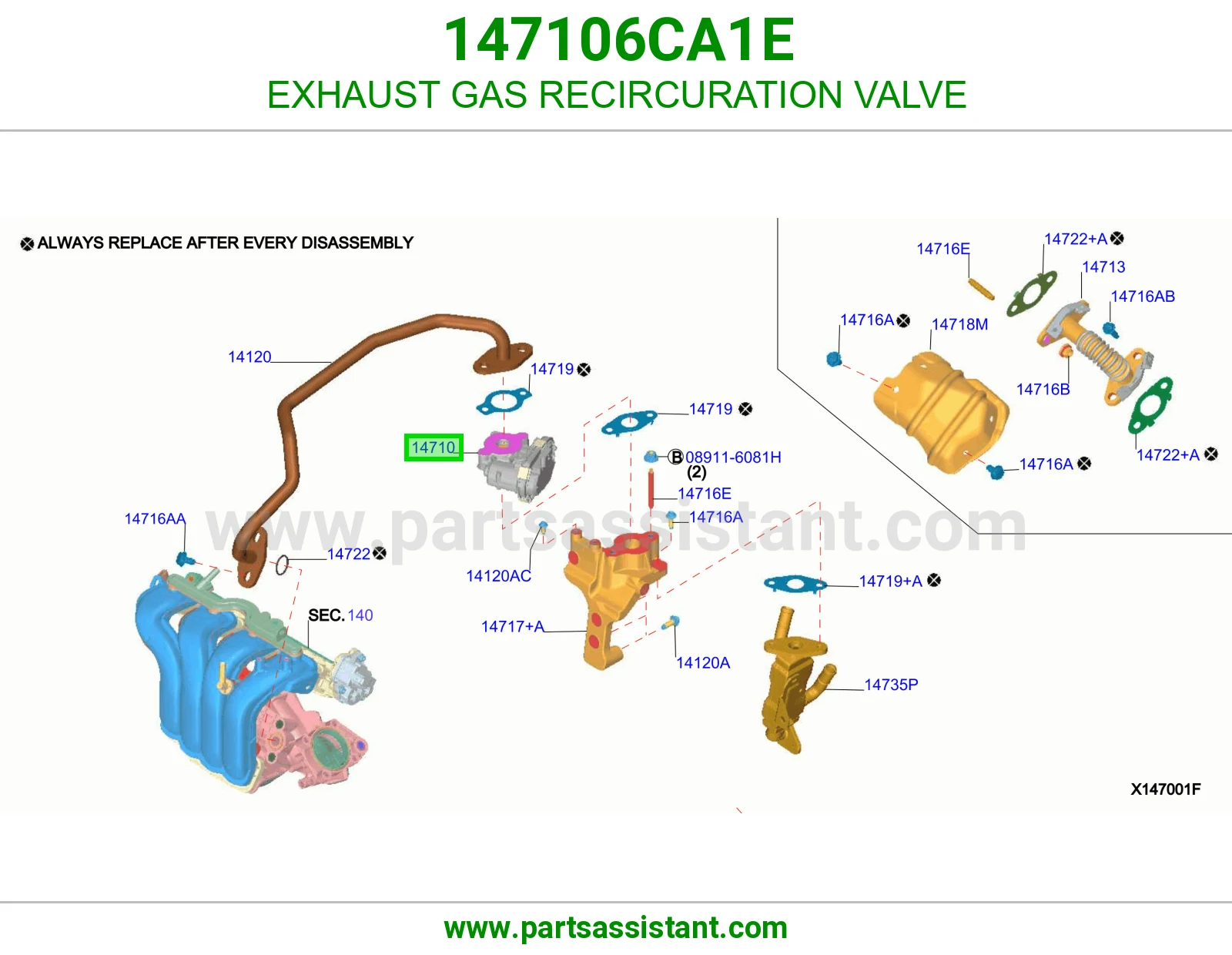 حساس شكمان 147106CA1E