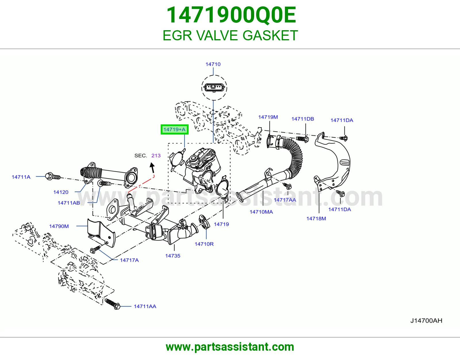 وجه بلف EGR 1471900Q0E