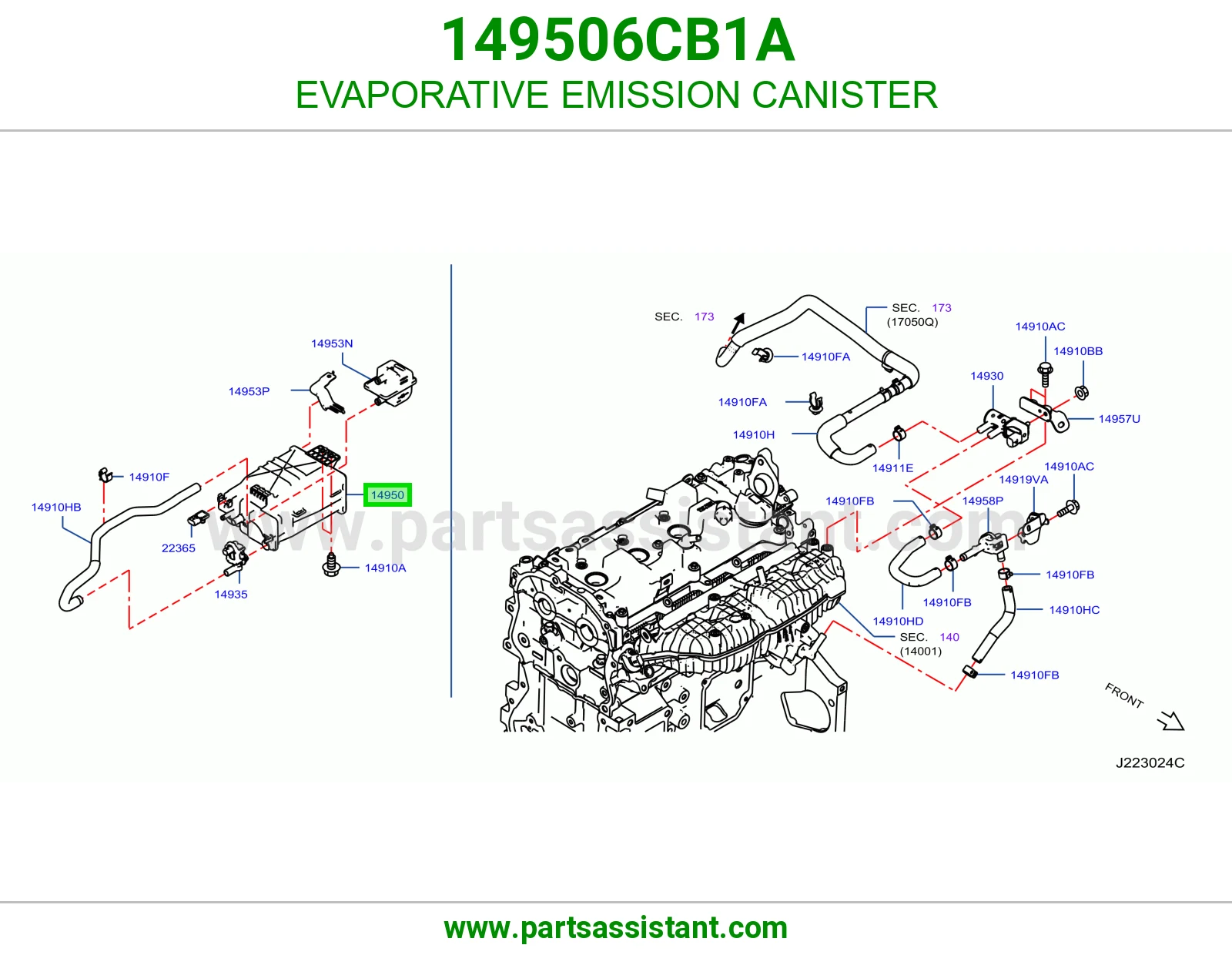 علبه هواء كربون 149506CB1A