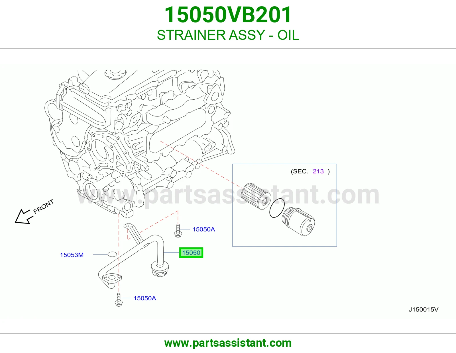 شخال كرتير زيت 15050VB201
