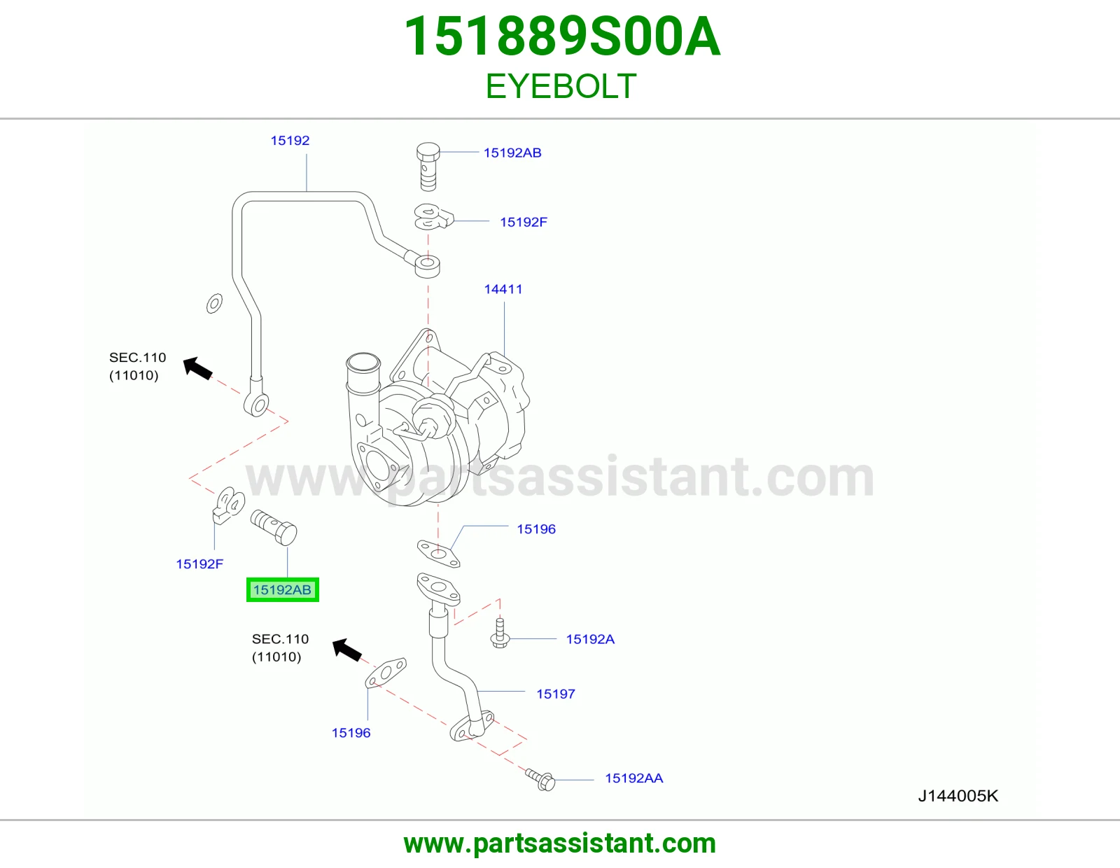 مسمار بعين 151889S00A