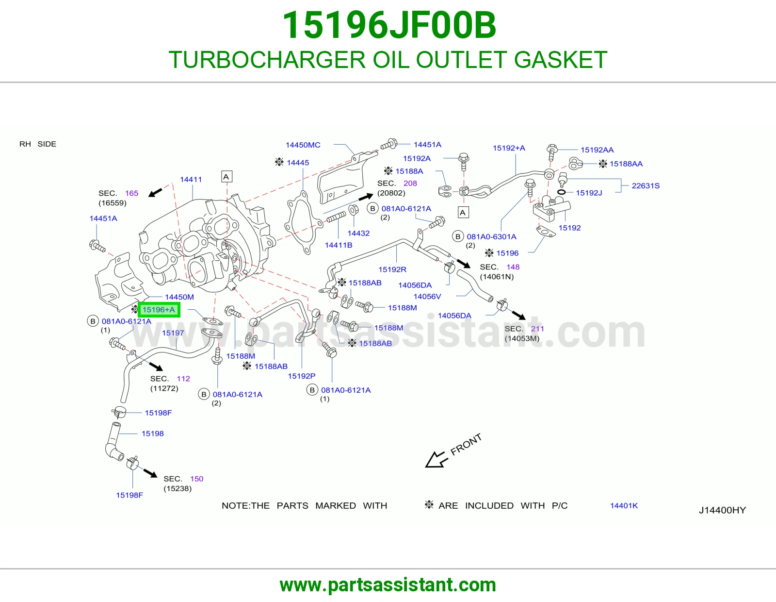 غطا سيفون فلتر زيت 15196JF00B