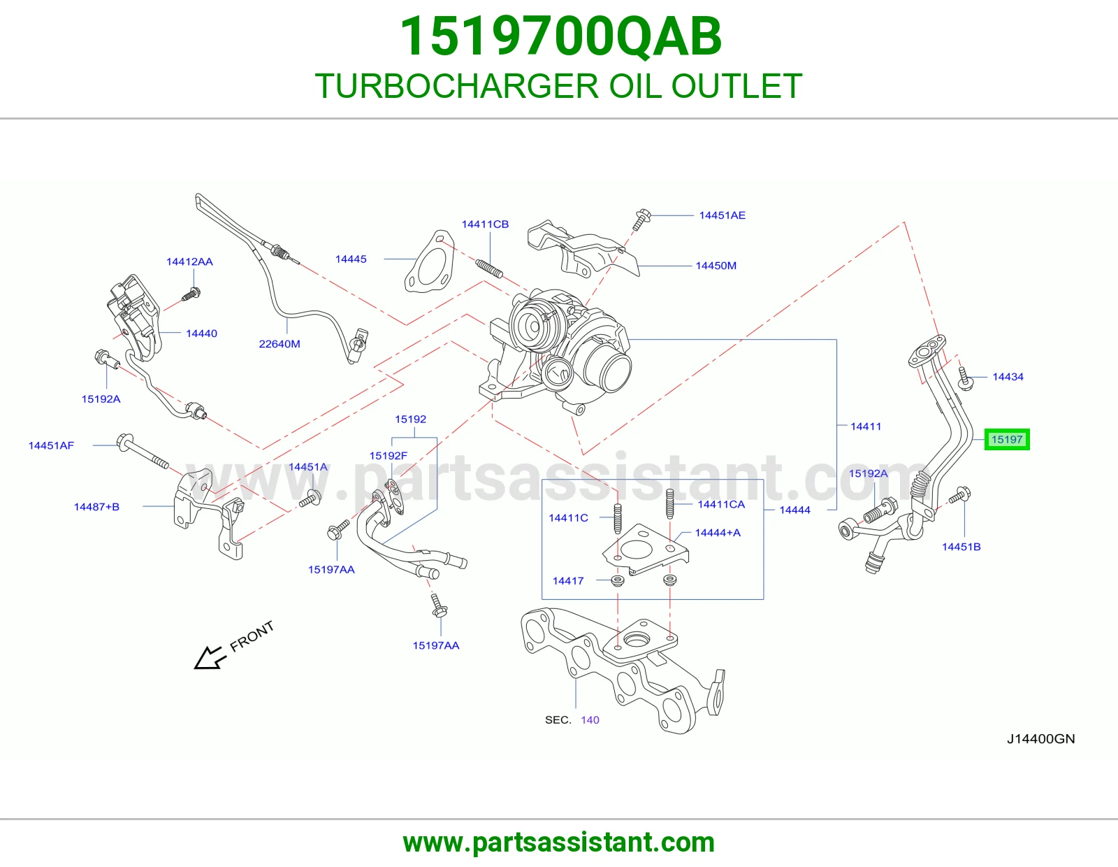 راجع زيت تيربو 1519700QAB