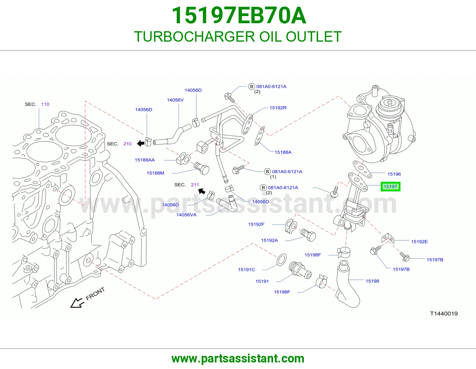 راجع زيت تيربو 15197EB70A