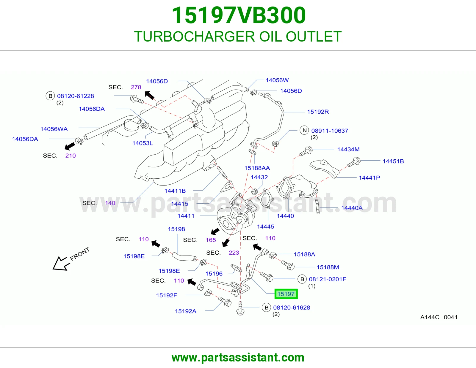 راجع زيت تيربو 15197VB300
