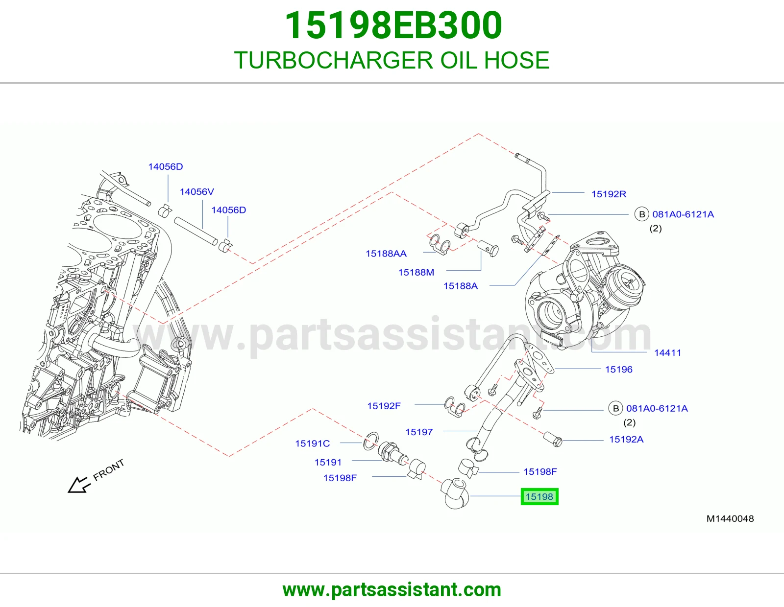 لي زيت تيربو 15198EB300