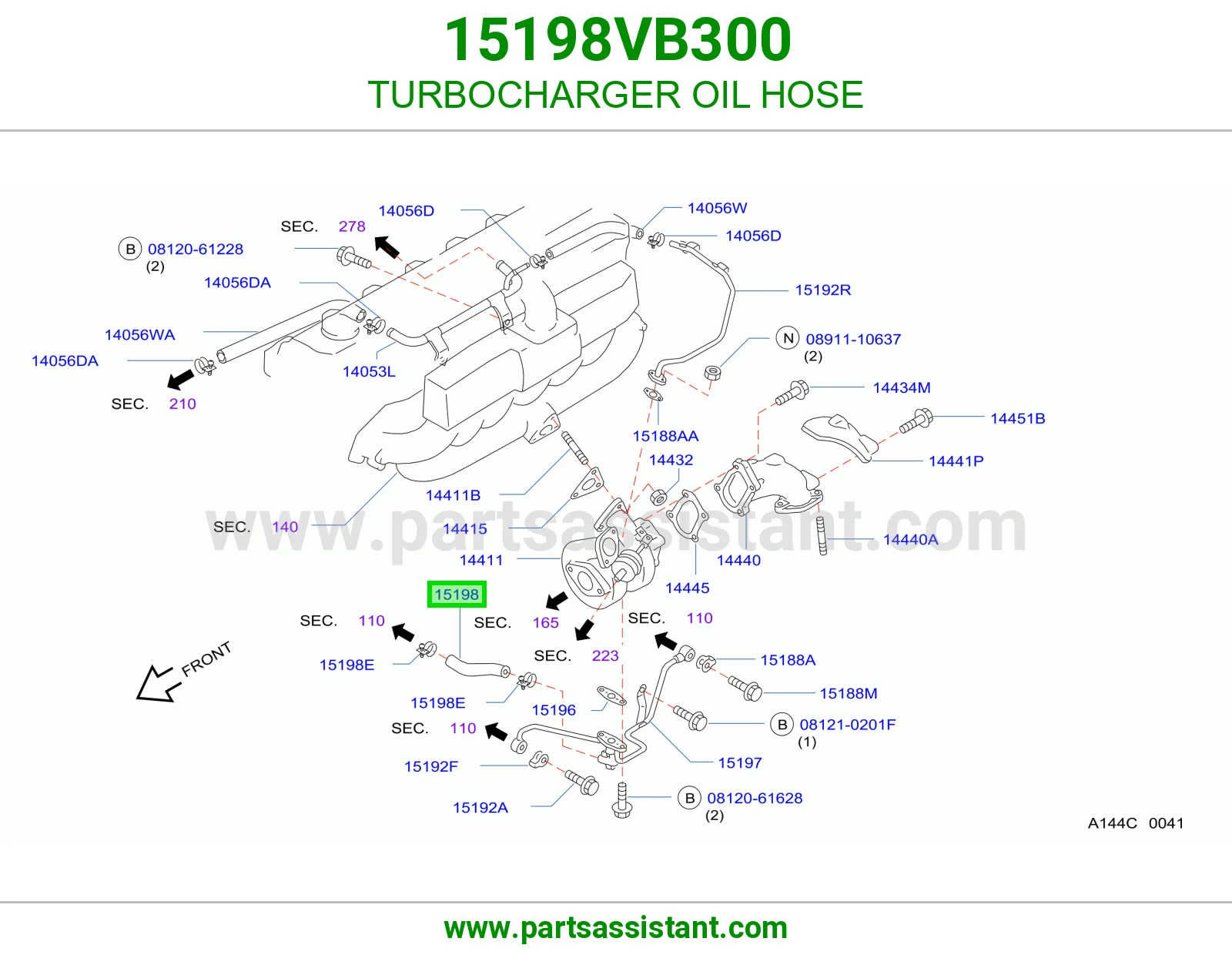 لي زيت تيربو 15198VB300