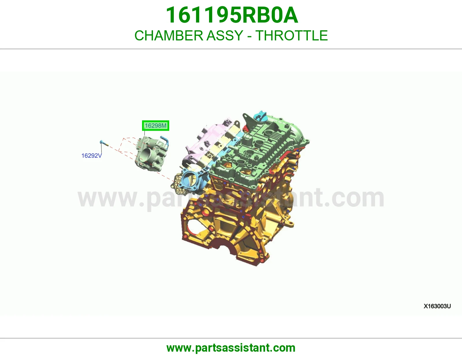 منظم دعسه بنزين 161195RB0A