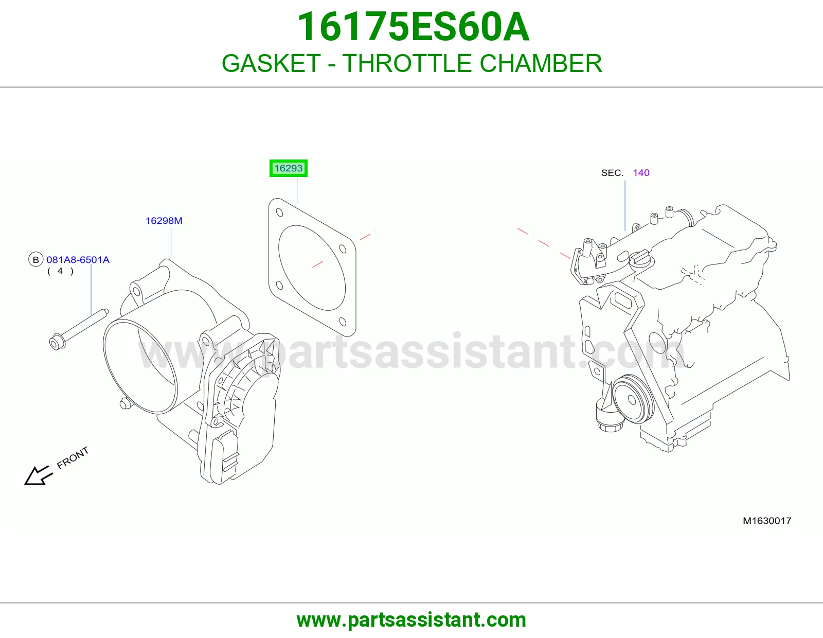 وجه ثروتل 16175ES60A