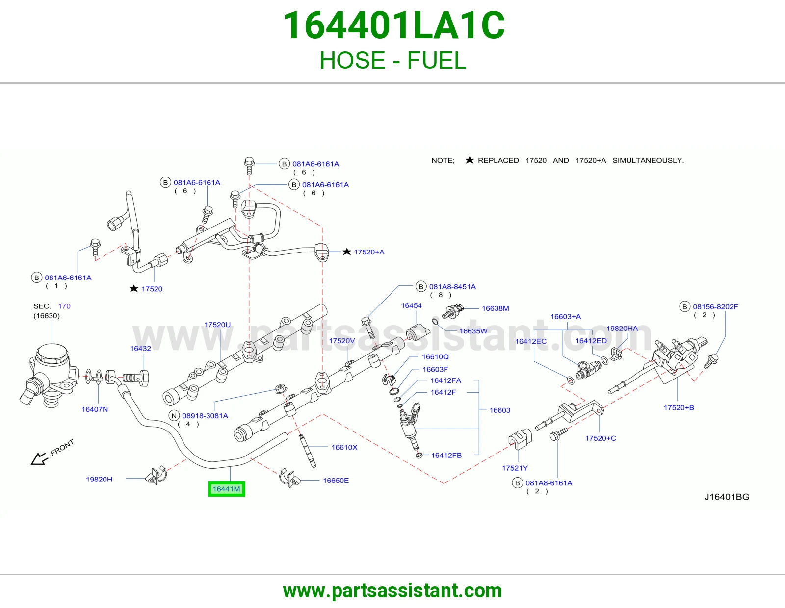 لي بنزين 164401LA1C