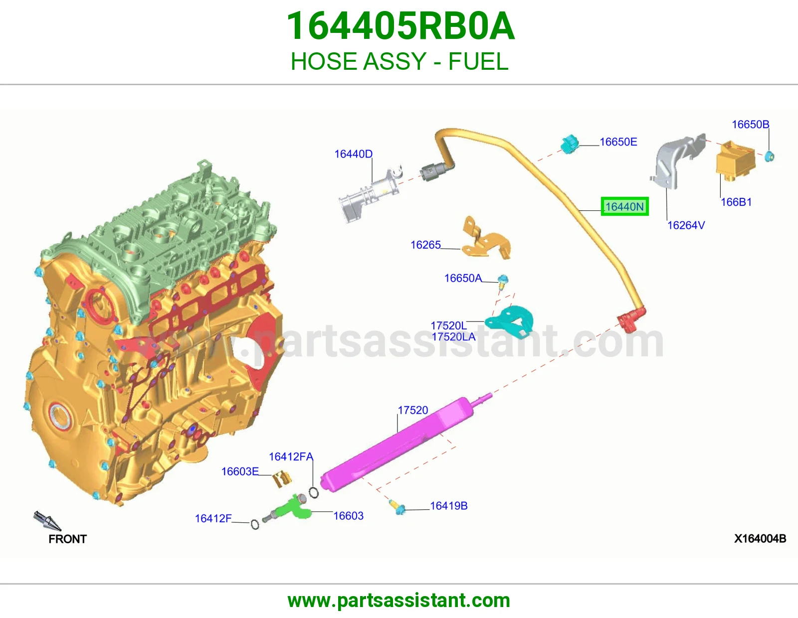 لي بنزين كامل 164405RB0A