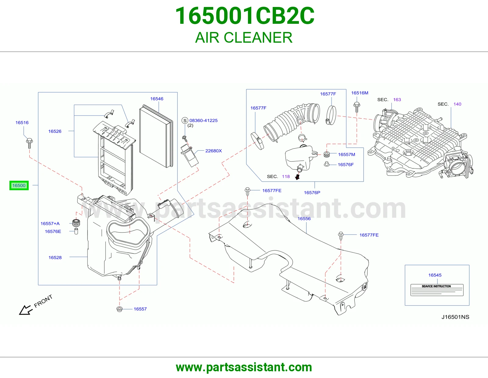 قربه هواء 165001CB2C