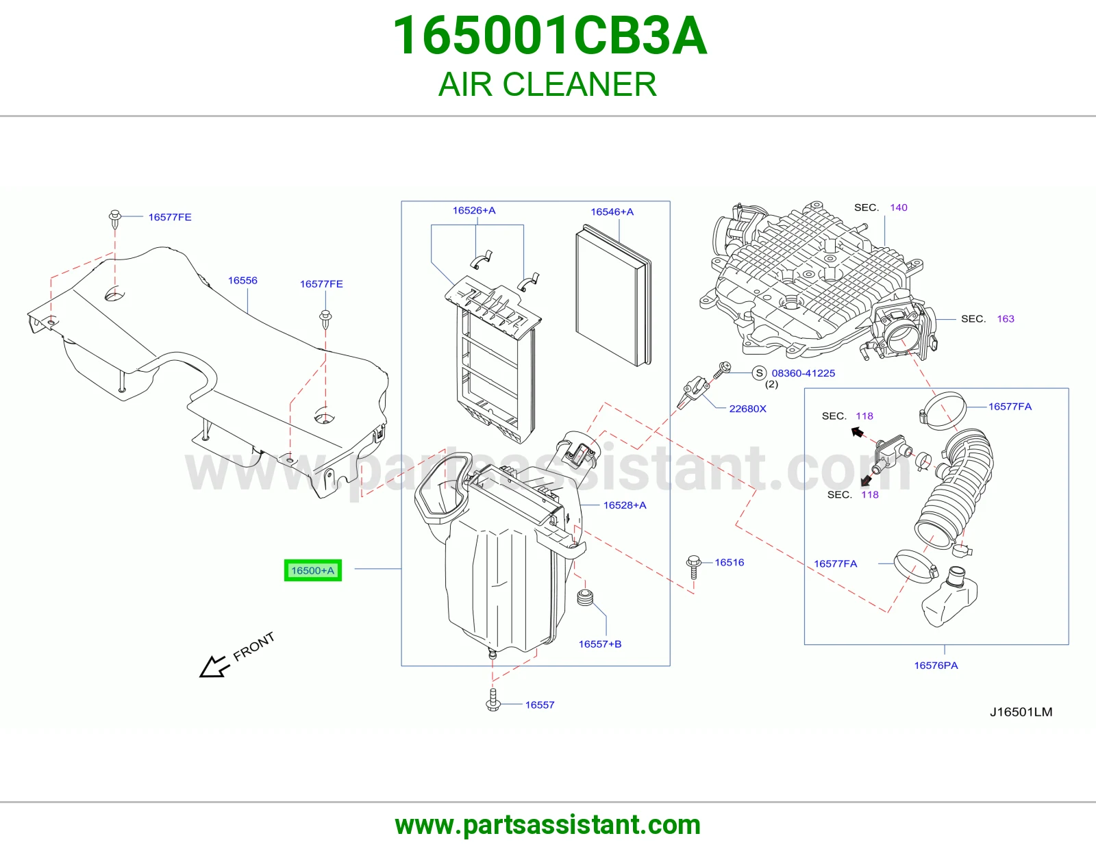 قربه هواء 165001CB3A