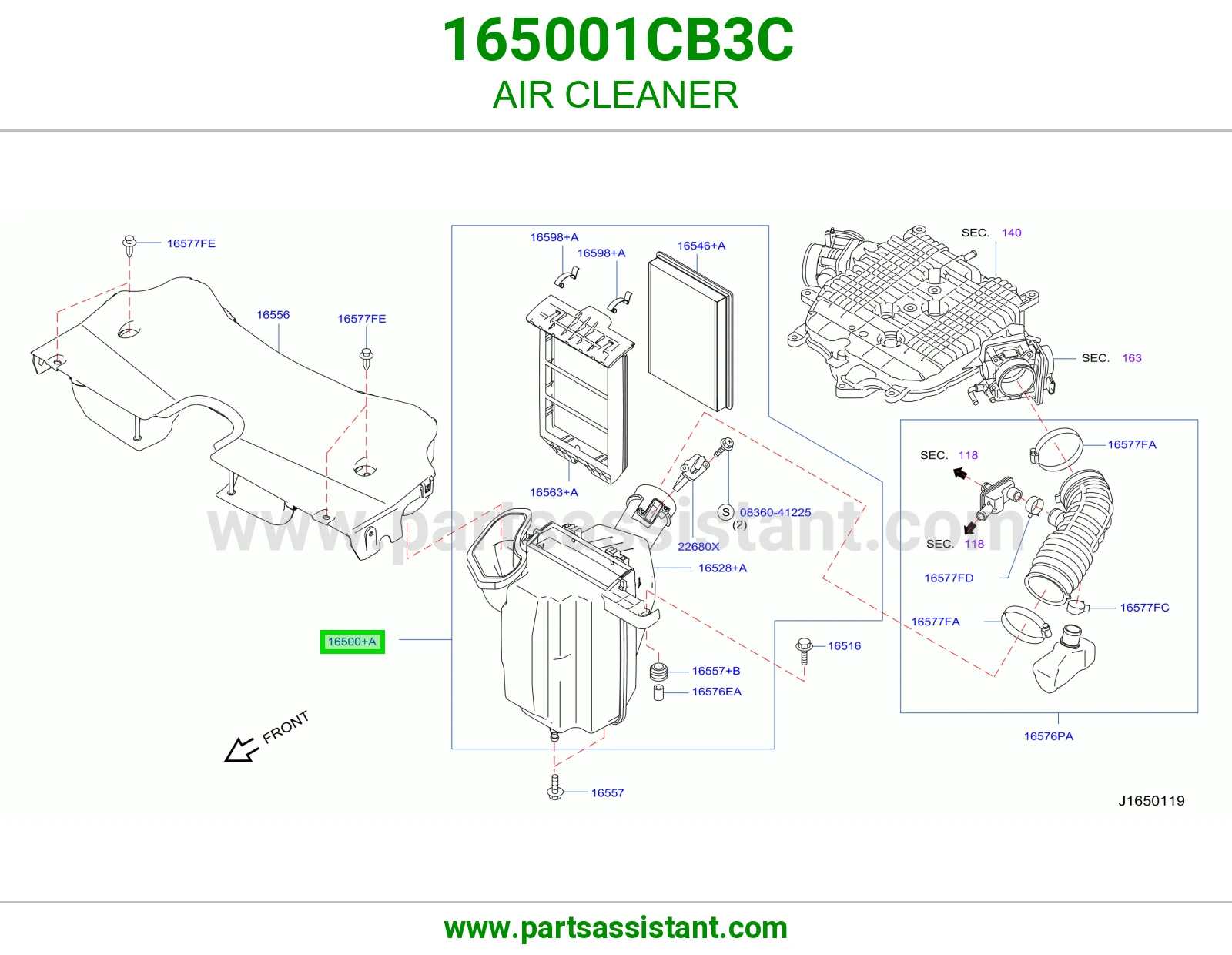 قربه هواء 165001CB3C