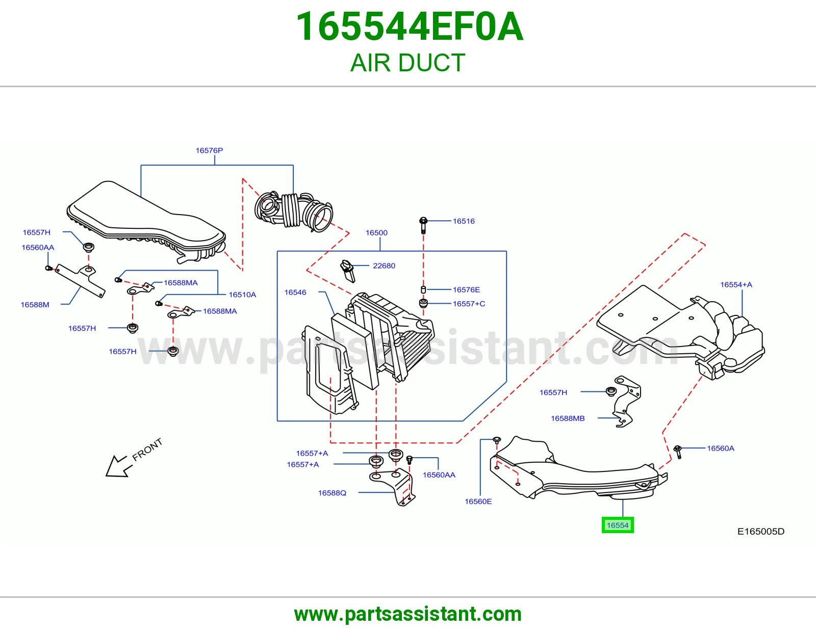 وصلة هواء 165544EF0A