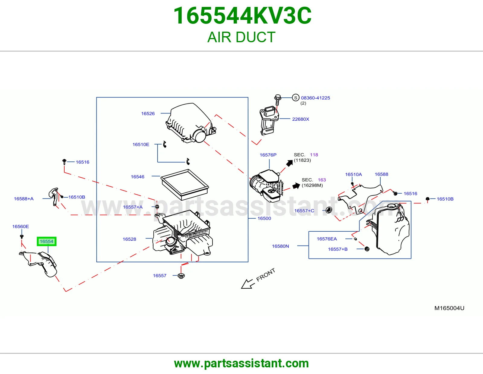 وصلة هواء 165544KV3C