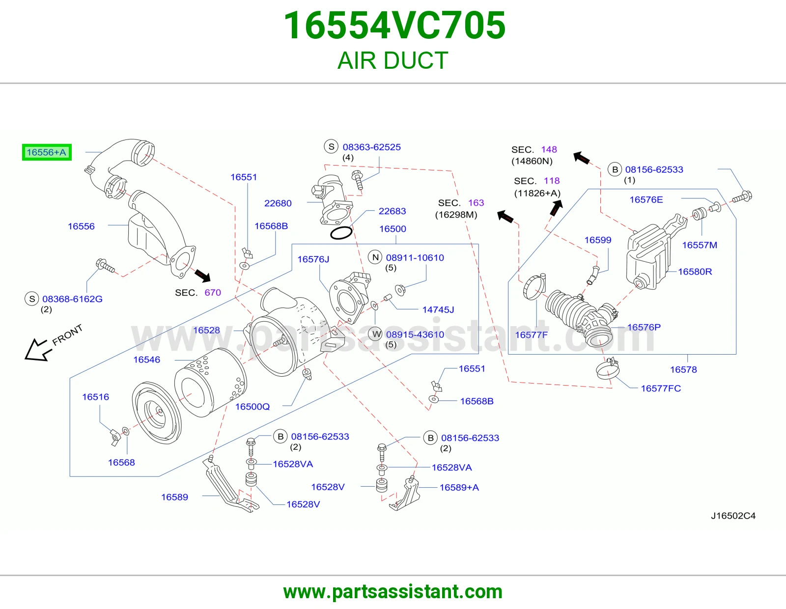 دكت هوا 16554VC705