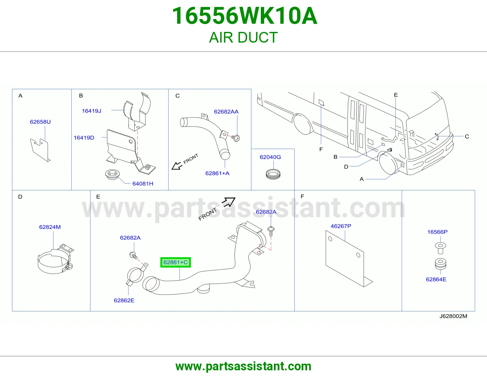 وصلة هواء 16556WK10A