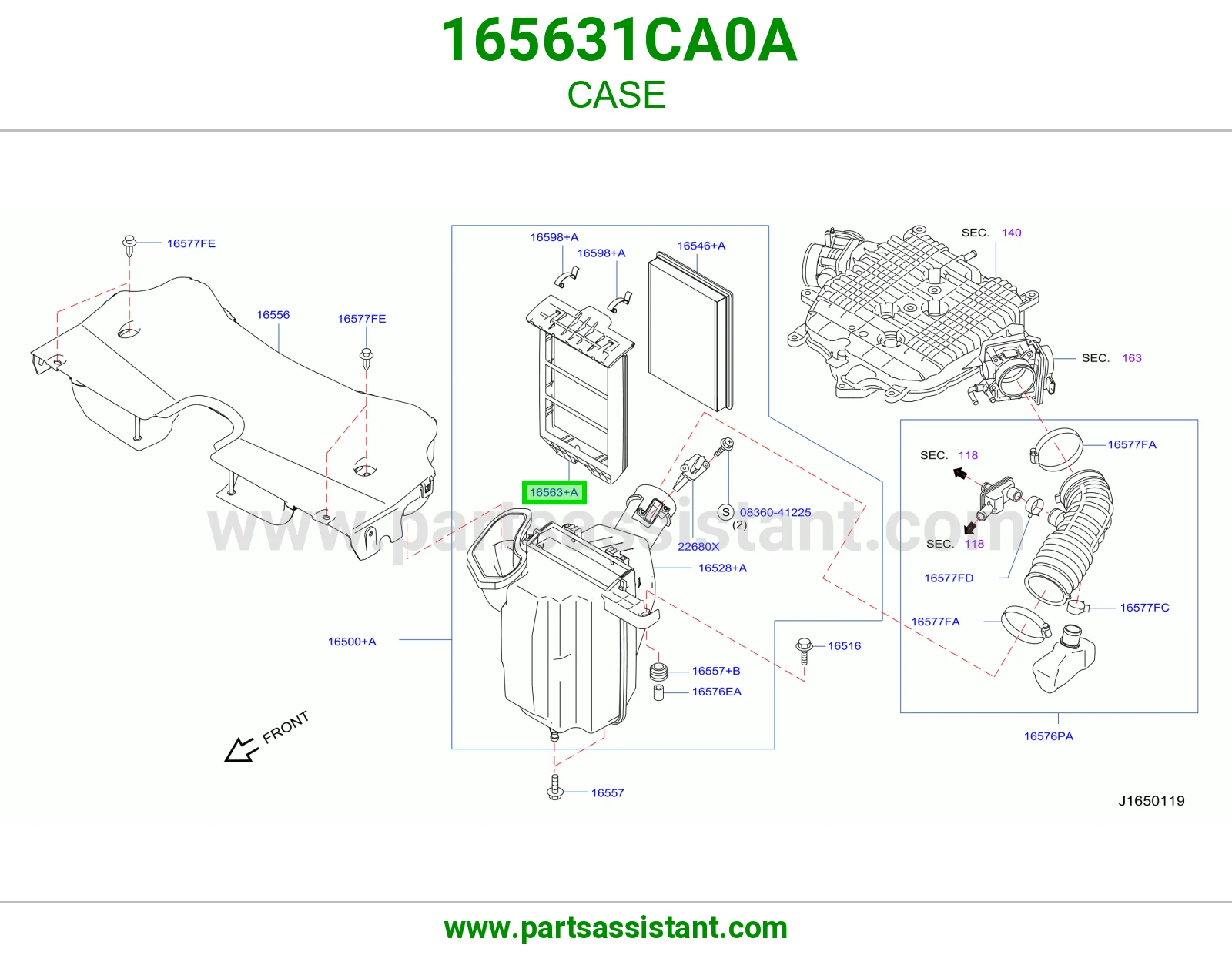 CASE 165631CA0A