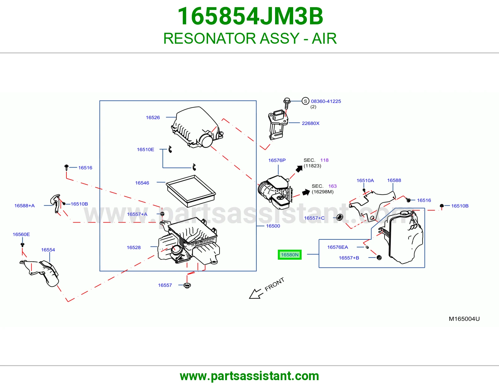 رنان هواء كامل 165854JM3B