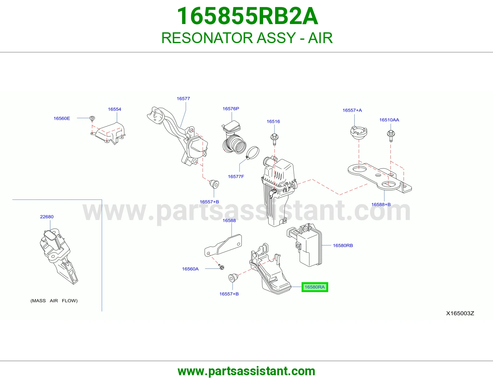 رنان هواء كامل 165855RB2A