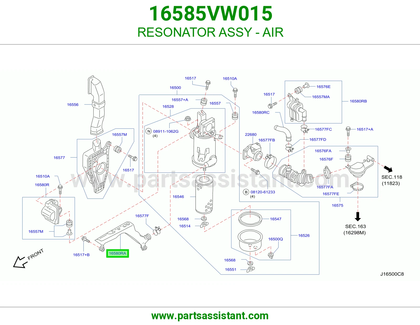 رنان هواء كامل 16585VW015