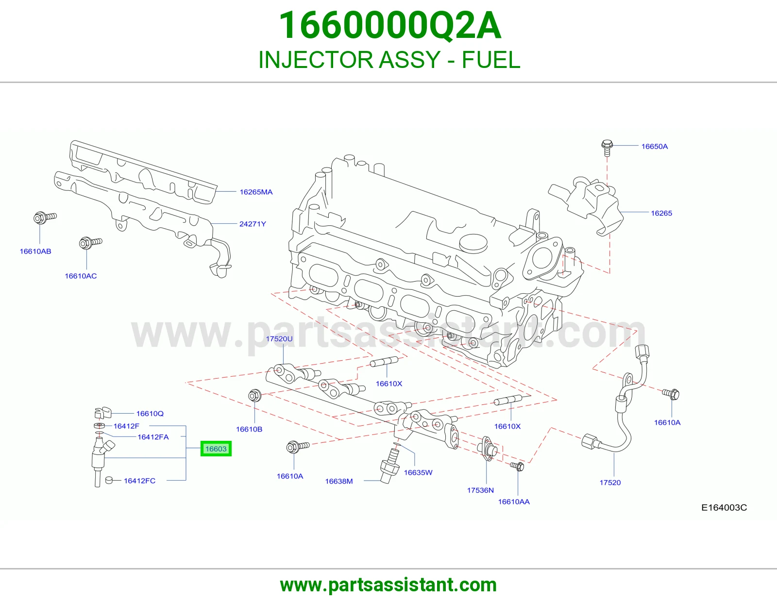 بخاخ بنزين 1660000Q2A