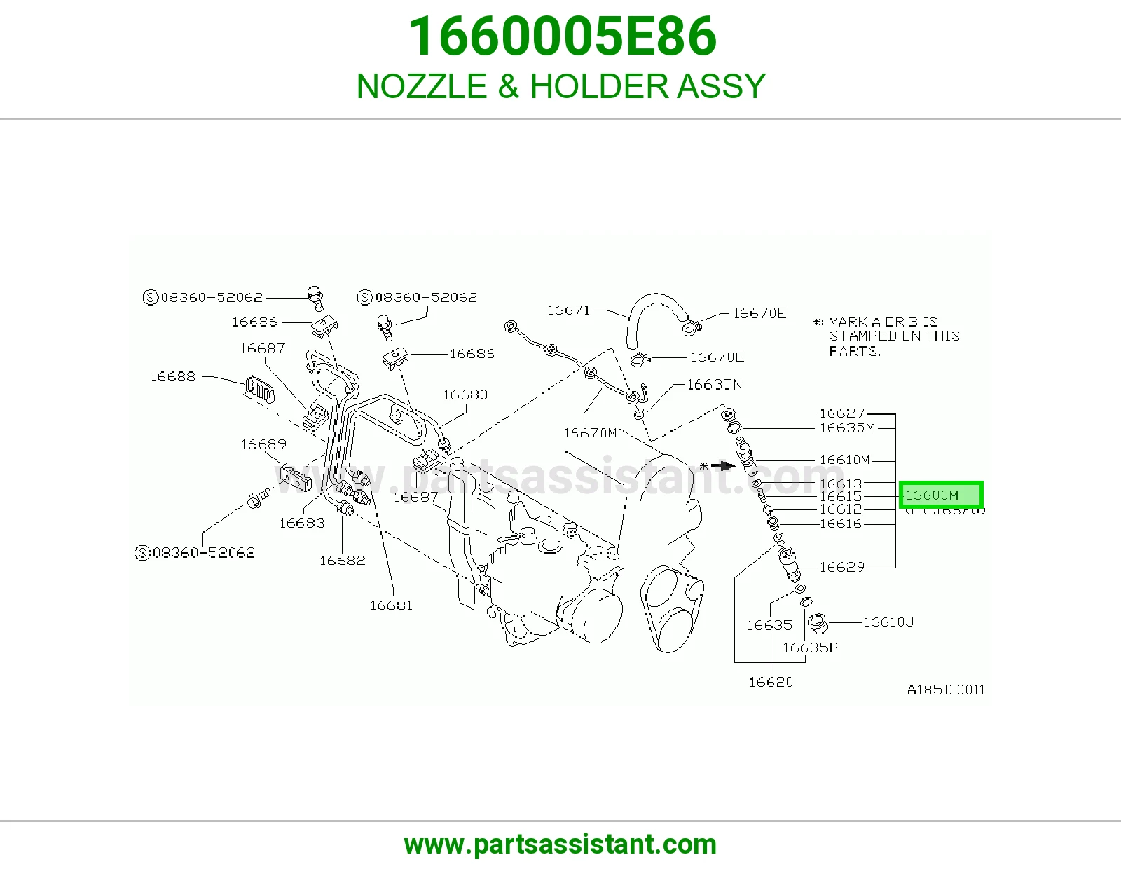 بخاخ بنزين 1660005E86
