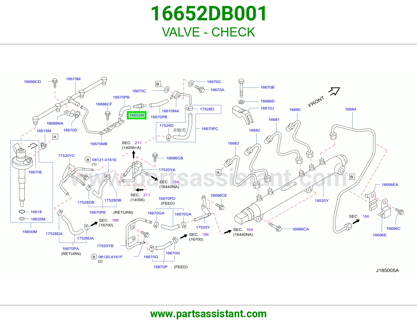 بلف ستوب 16652DB001