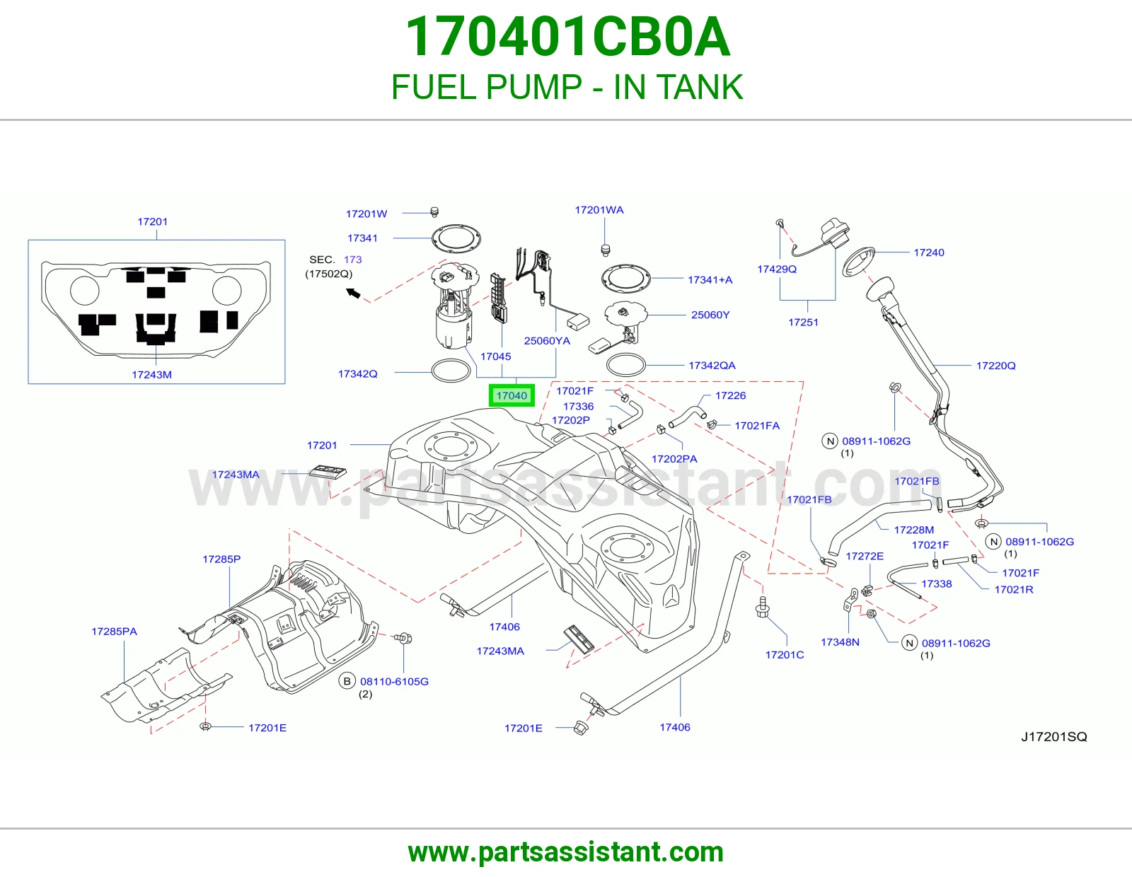 طرمبه بنزين مع عوامه 170401CB0A